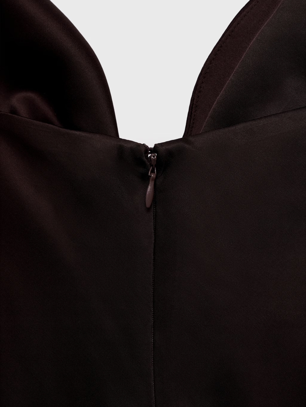 MANGO V-neck Satin Dress - Picture 3 of 7